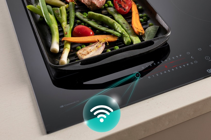 Indukční varná deska Gorenje GI6432BXWF, mobilní aplikace ConnectLife a dálkové ovládání