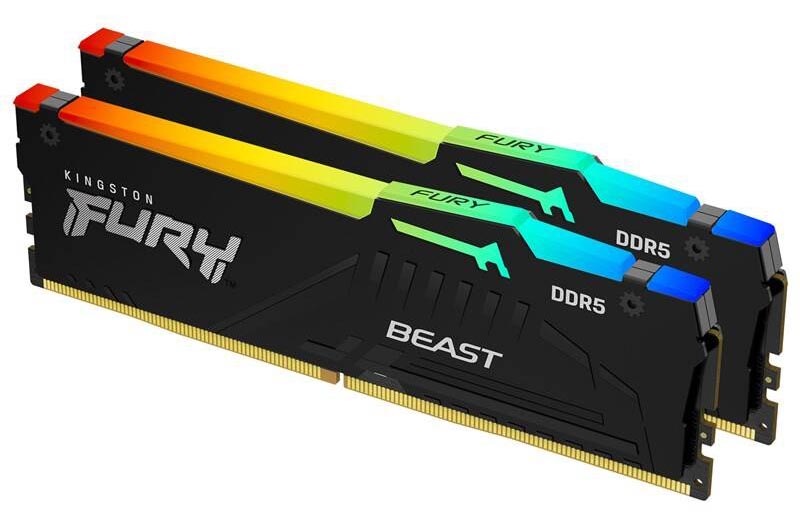 DIMM Kingston FURY Beast RGB 64 GB (2× 32 GB) (KF556C40BBAK2-64)