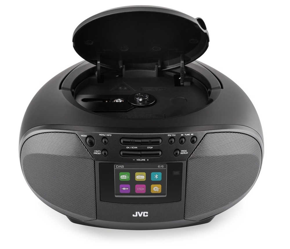 Radiomagnetofon DAB+/CD JVC, funkce