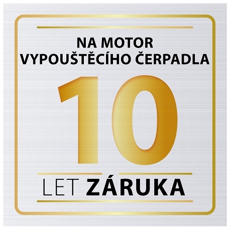 Prodloužená záruka 10 let na vypouštěcí čerpadlo Whirlpool