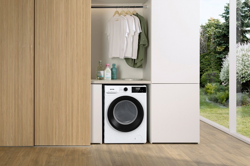 Pračka se sušičkou Gorenje W1D2A964ADS, bílá, v domácnosti