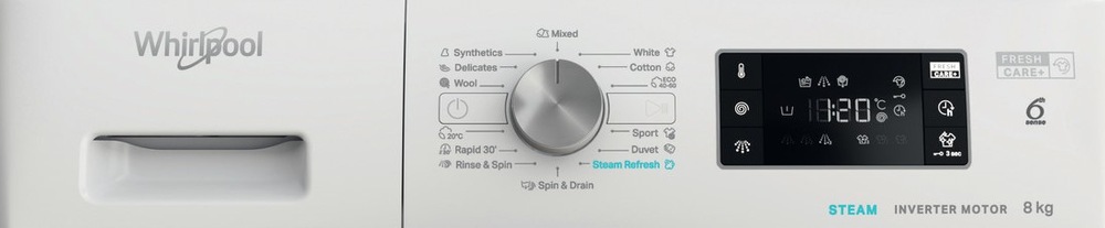Pračka Whirlpool FFB 8258 WV EE, bílá