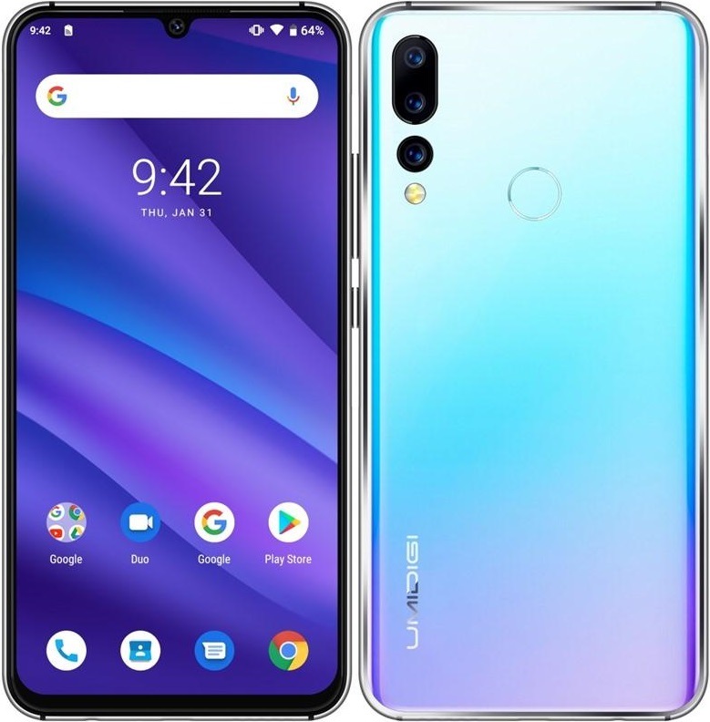 UMIDIGI A5 Pro Dual SIM, modrá