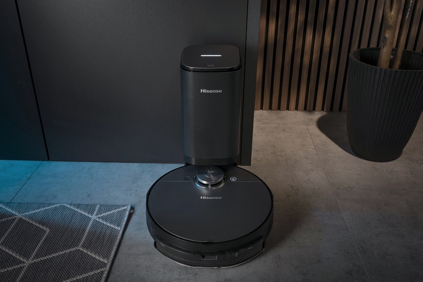 Robotický vysavač Hisense RVCLS144AB, černý