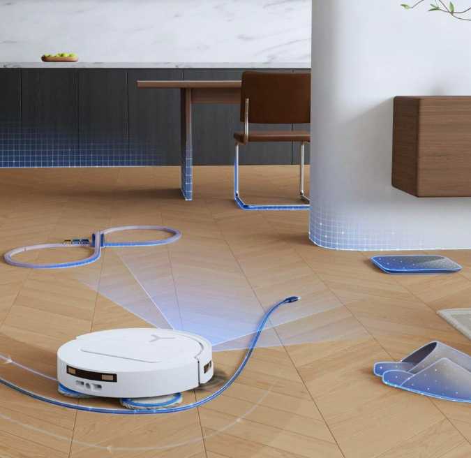 Robot. vys. se stanicí Ecovacs DEEBOT T50 PRO OMNI WHITE
