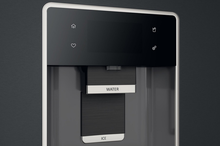 Chladnička americká Whirlpool WQ9I FO2BX EF, NoFrost, černá, elektronický systém ovládání Smart Display
