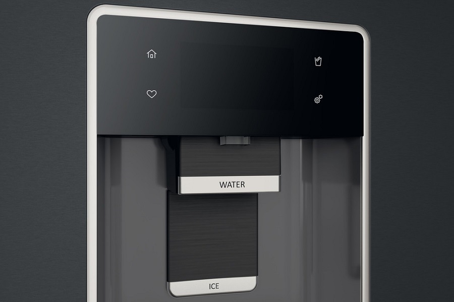 Chladnička americká Whirlpool WQ9I FO2BX EF, NoFrost, černá, elektronický systém ovládání Smart Display