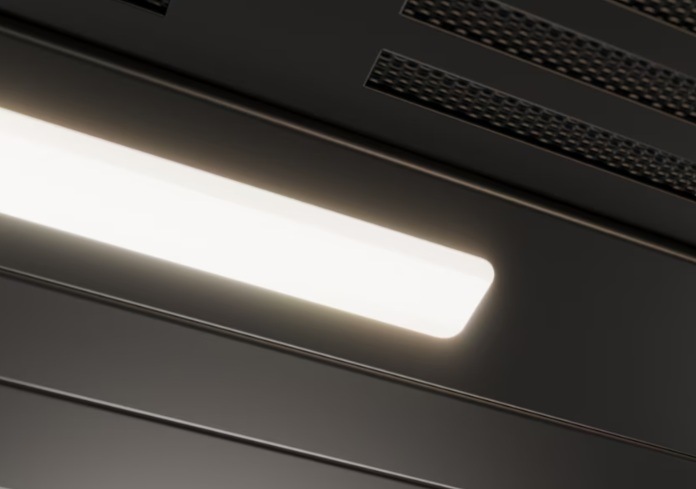 Komínový odsavač par AEG GB67D61HL Hob2Hood LED osvětlení