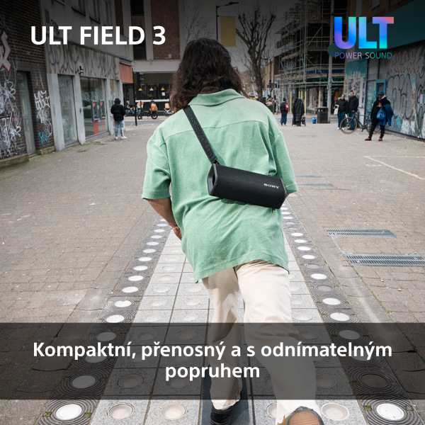 Přenosný reproduktor Sony ULT FIELD 3, bílý