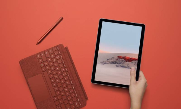 Microsoft Surface Go Type Cover, US layout, červená