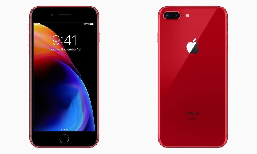 iPhone 8 a iPhone 8 Plus (PRODUCT)RED