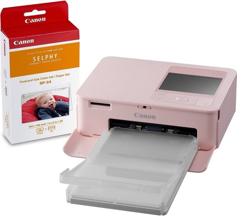 Canon CP1500 Selphy KIT + 54 ks papírů, růžová