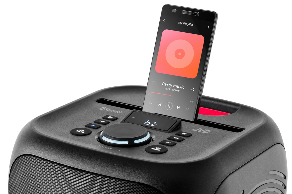 Reproduktor JVC XS-EP314B, možnosti propojení