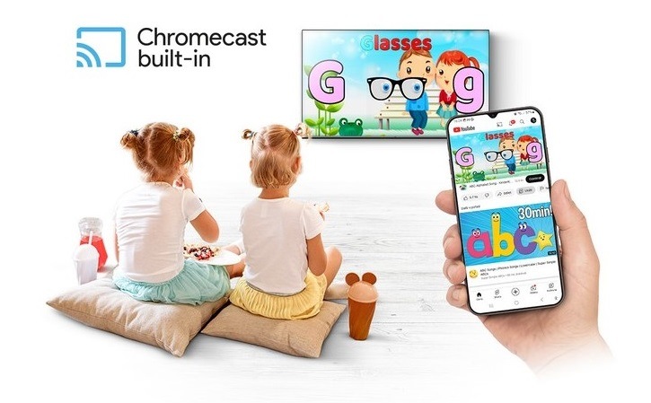 Televize JVC LT-55VGM9435, Google Cast
