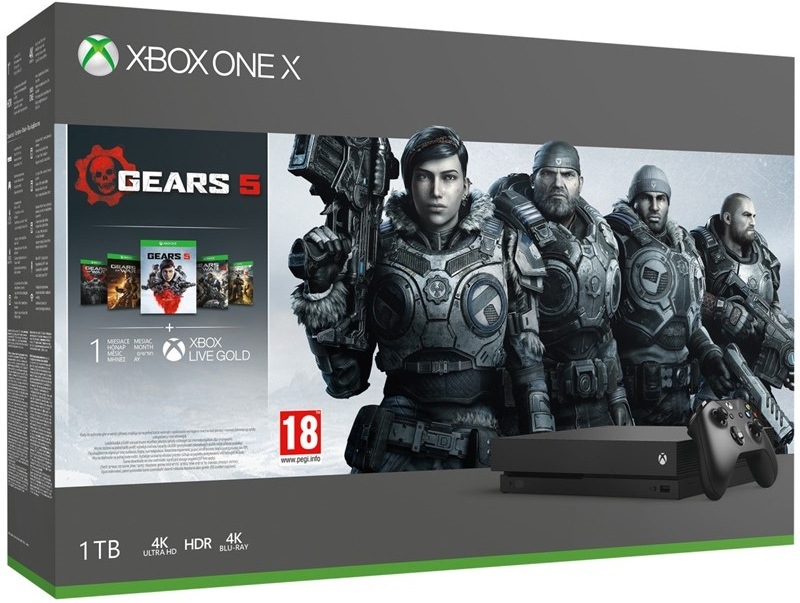 Microsoft Xbox One X, 1 TB, Gears 5 Limited Edition