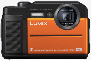Panasonic Lumix DC-FT7, oranžová