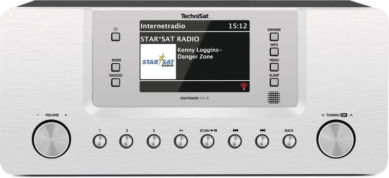 Internetové rádio s DAB+ TechniSat DIGITRADIO 574 IR, stříbrné