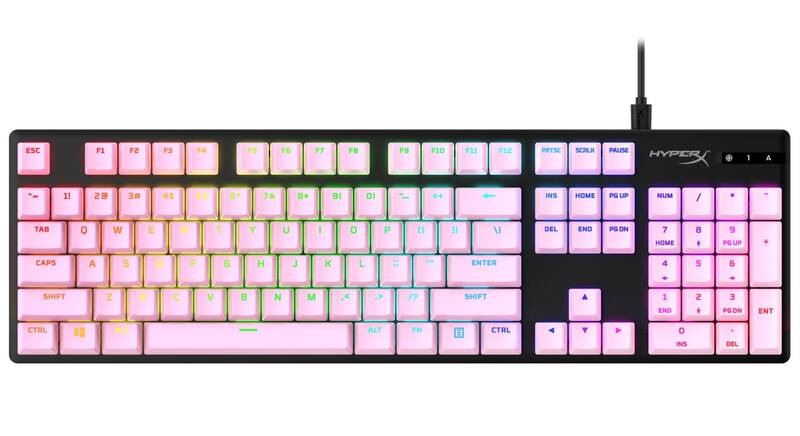 Herní klávesy HyperX Keycaps Full Key Set, PBT (US)