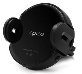 Držák na mobil Epico s Qi bezdrátovou nabíječkou (9915101300142) černý