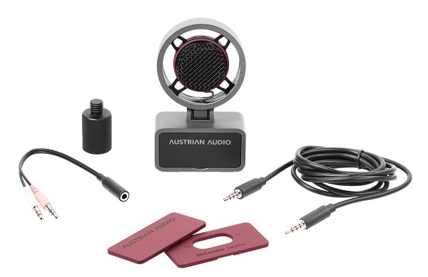 Mikrofon Austrian Audio MiCreator Satellite, obsah balení