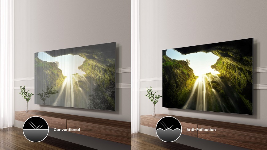 Hisense TV 55U7Q PRO, Anti-Reflection