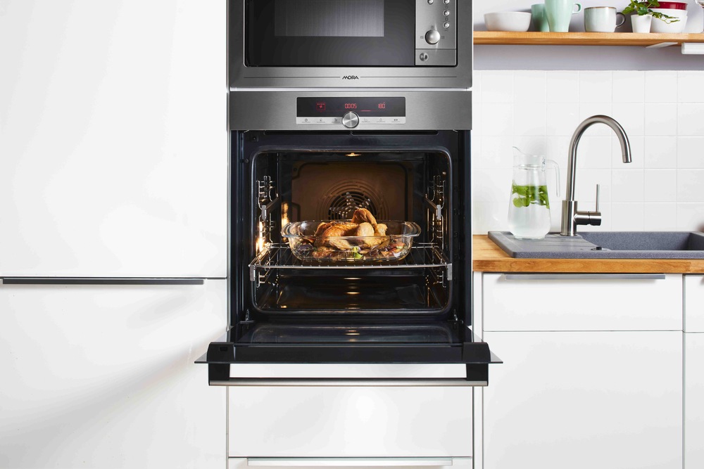 Trouba Mora VTCS786BXB, nerezová, grill