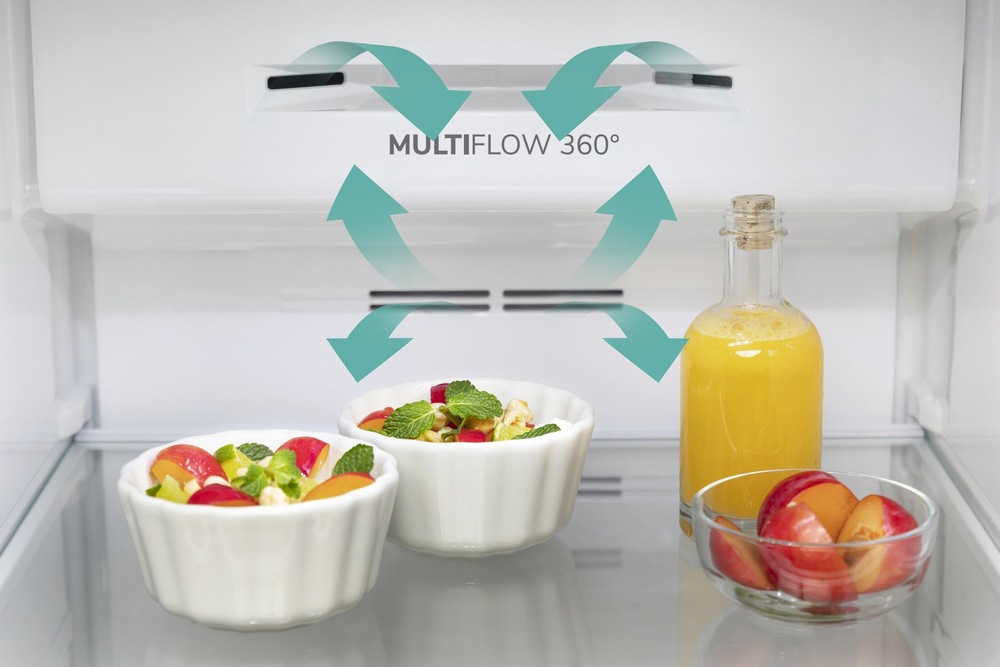 Americká chladnička s mrazákem GORNRR9185EAXL, Multiflow