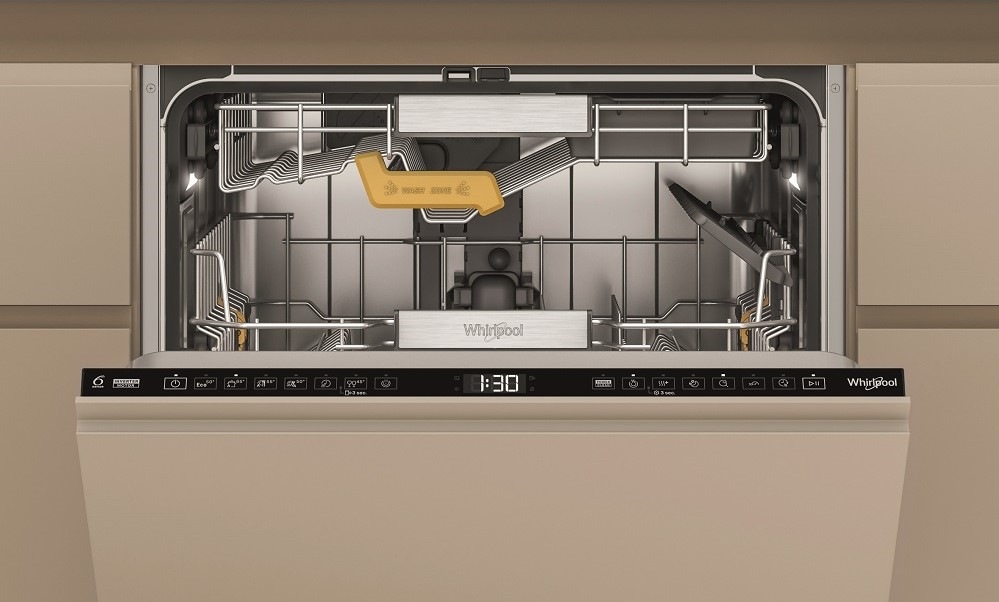 Myčka nádobí 60 Whirlpool W8I HF58 TU, vestavná,Tři plně automatické programy, technologie 6. SMYSL Whirlpool
