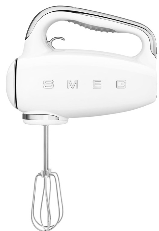 Ruční šlehač Smeg 50's Retro Style HMF01WHEU, bílý