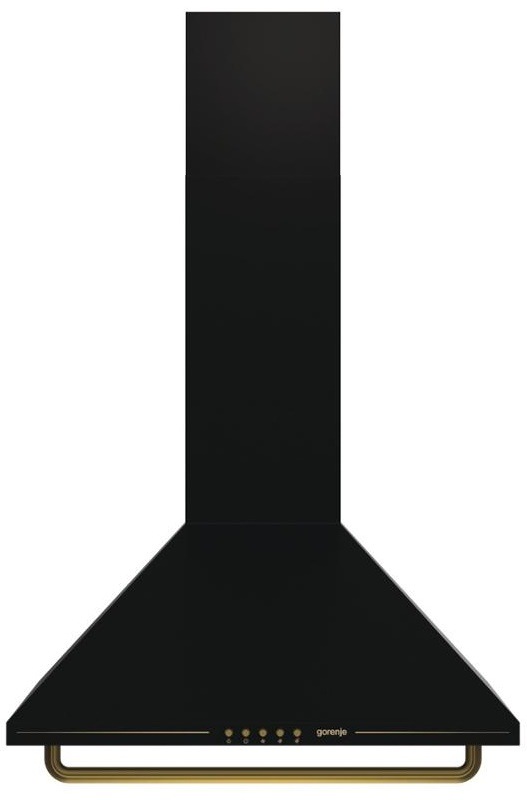 Komínový odsavač par Gorenje WHC63CLB, černá, designový kousek