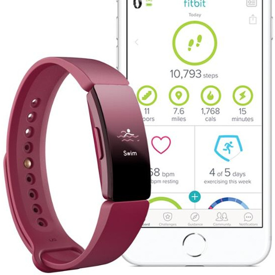 Fitbit Inspire, Sangria