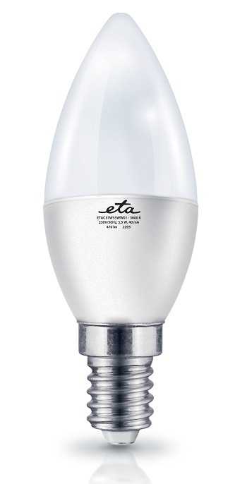 žárovka ETAC37W55WW01 teplá bílá