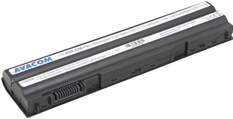 Baterie Avacom Dell Latitude E5420, E5530, Inspiron 15R, Li-Ion 11,1V 6400mAh 71Wh