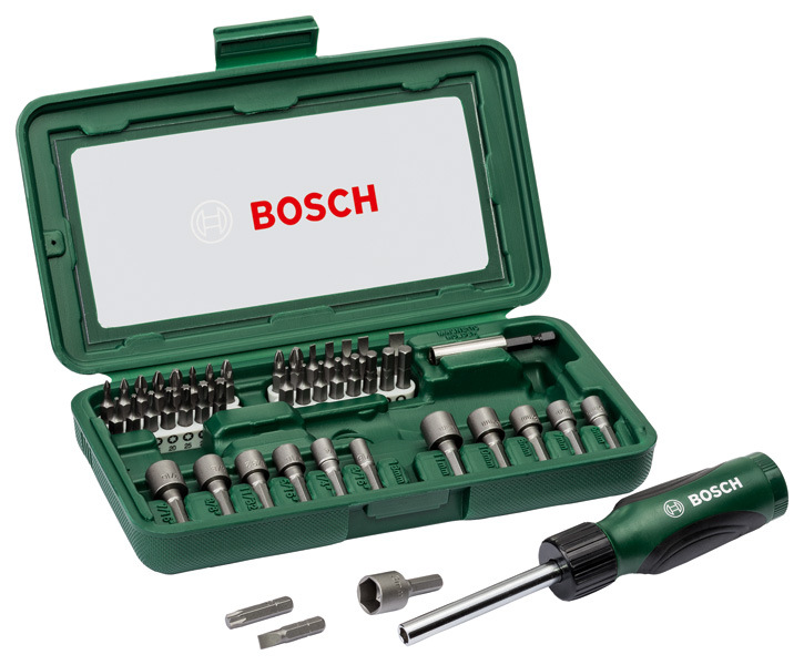 Bosch sada nářadí se šroubovákem, 46 ks