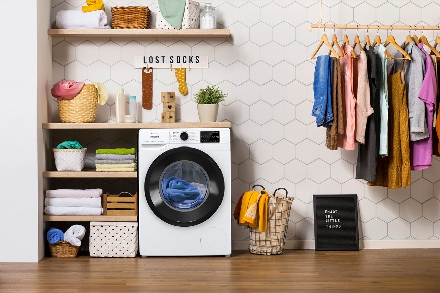 předem plněná pračka Gorenje WPNEI14A2SWIFI, bílá