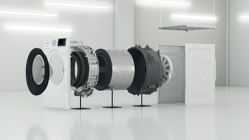 Pračka Whirlpool W7X W845WB CS, bílá, ZEN technologie, nejtišší bezkartáčový motor
