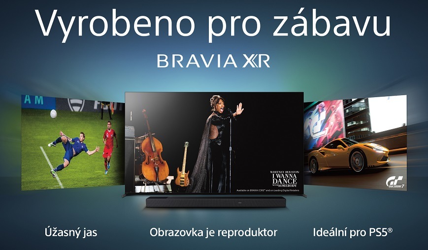 Televizory Sony BRAVIA XR, prostě se bavte! 