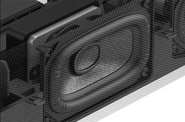 Soundbar Sony HT-A7000, vestavěný duální subwoofer