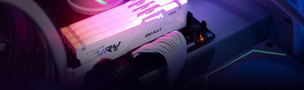 DIMM Kingston FURY Beast Black RGB XMP 32 GB (1× 32 GB) (KF564C32BBA-32)