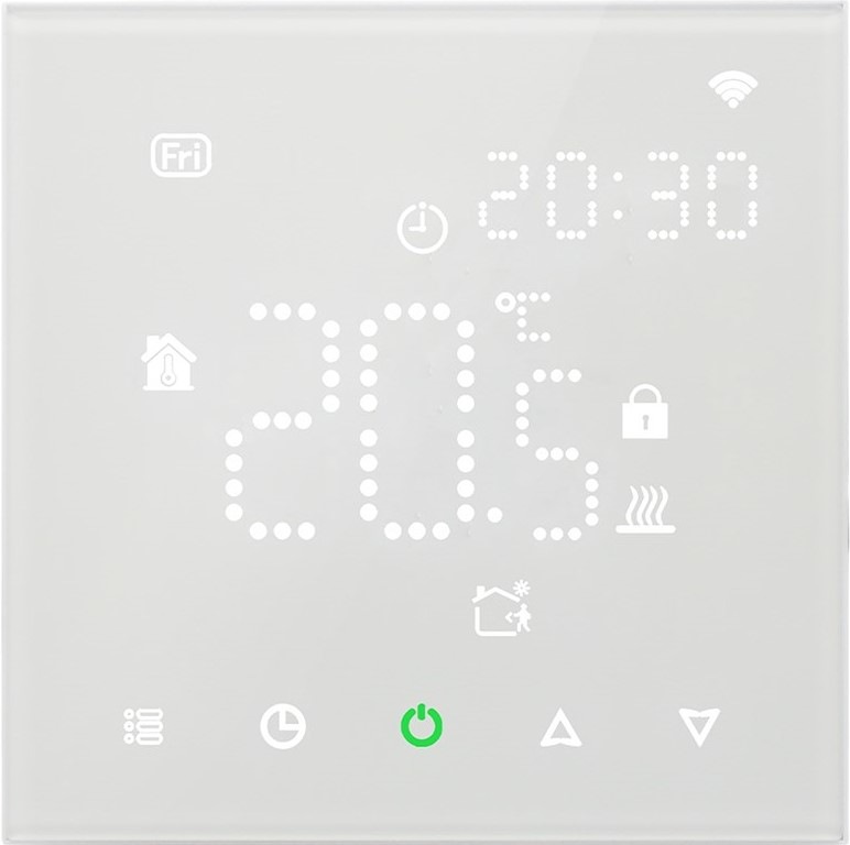Termostat Elektrobock PT741W-EI Wi-Fi, prostorový - bílý