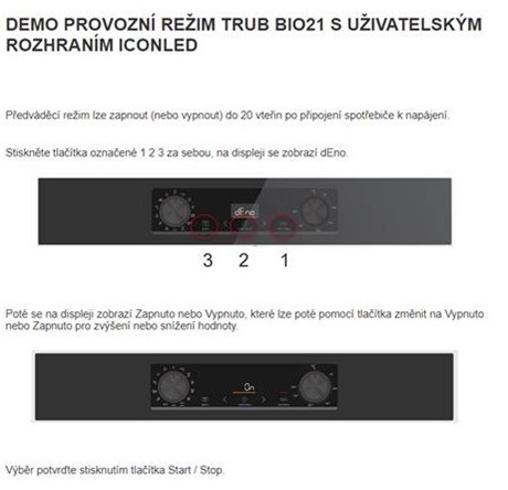 Vestavná trouba Mora VT544BX, nerezová, demo režim