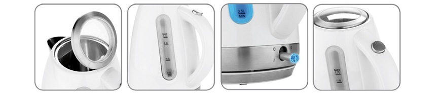 Rychlovarná konvice ETA Ela, bílá