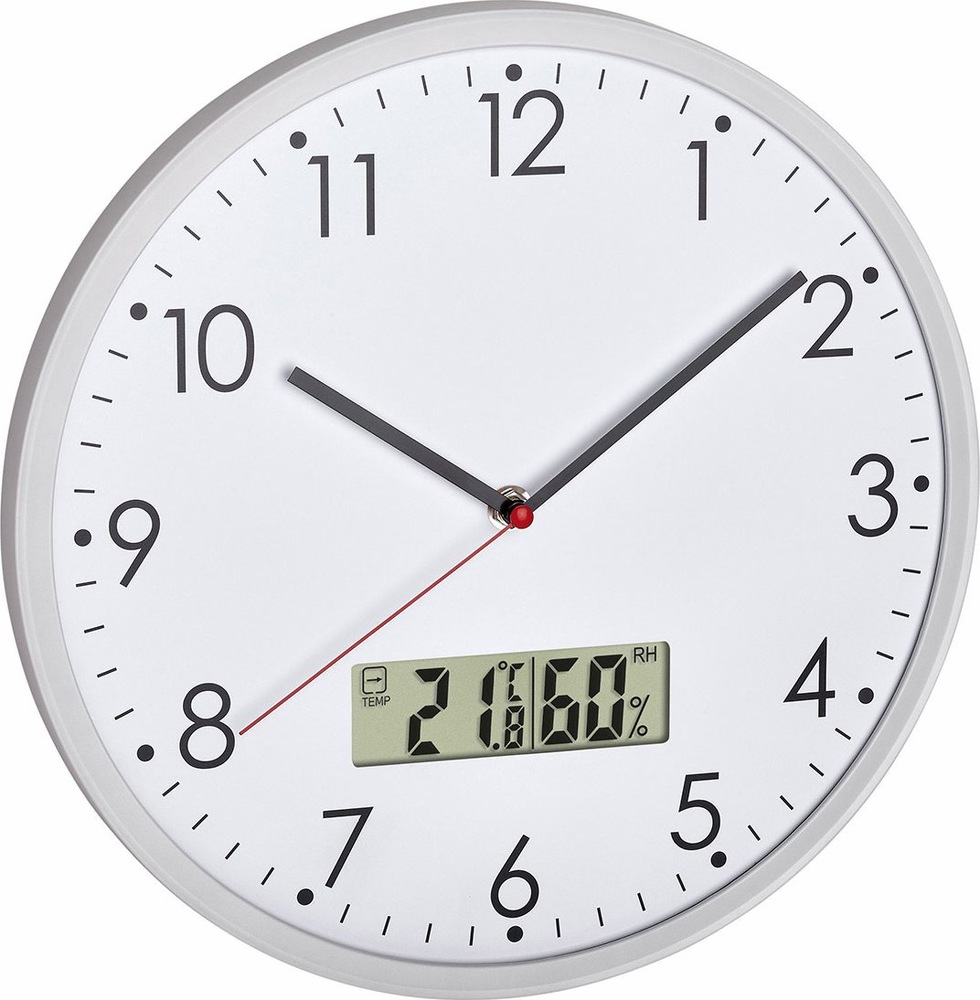 Nástěnné hodiny TFA TFA 60.3048.02 bílé