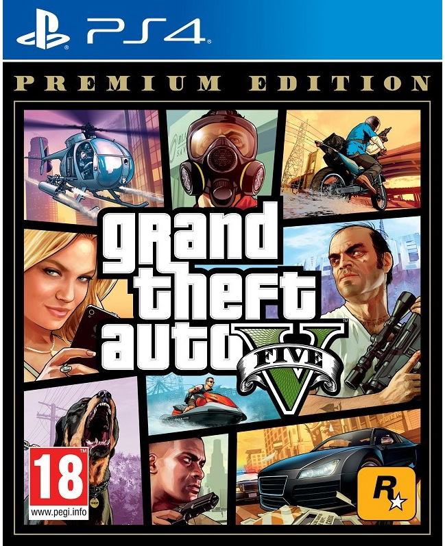 RockStar PlayStation 4 Grand Theft Auto V, Premium Edition
