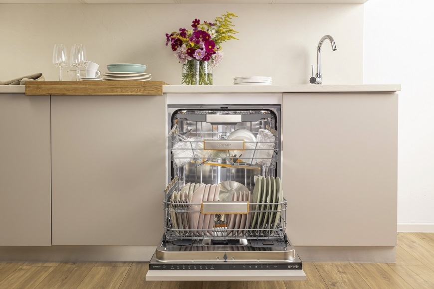 Vestavná myčka Gorenje GV663B65XXL, Myčka umyje až 14 sad nádobí