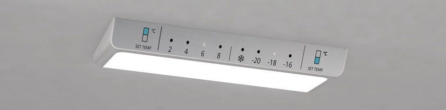 Kombinovaná chladnička Hisense RB395N4AWC, bílá, vnitřní displej