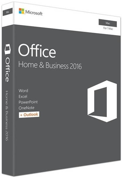 Software Microsoft Office 2016 pro domácnosti a podnikatele pro MAC CZ