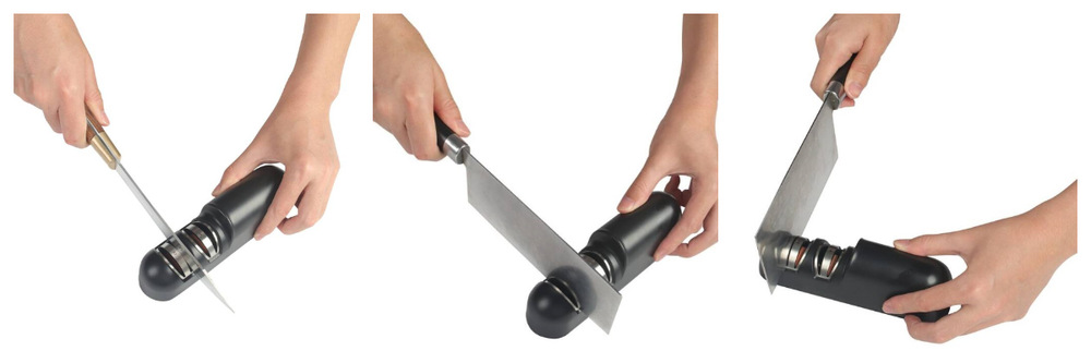 Elektrický brousek na nože Guzzanti GZ 001A pro broušení a ostření nožů s ocelovou i keramickou čepelí