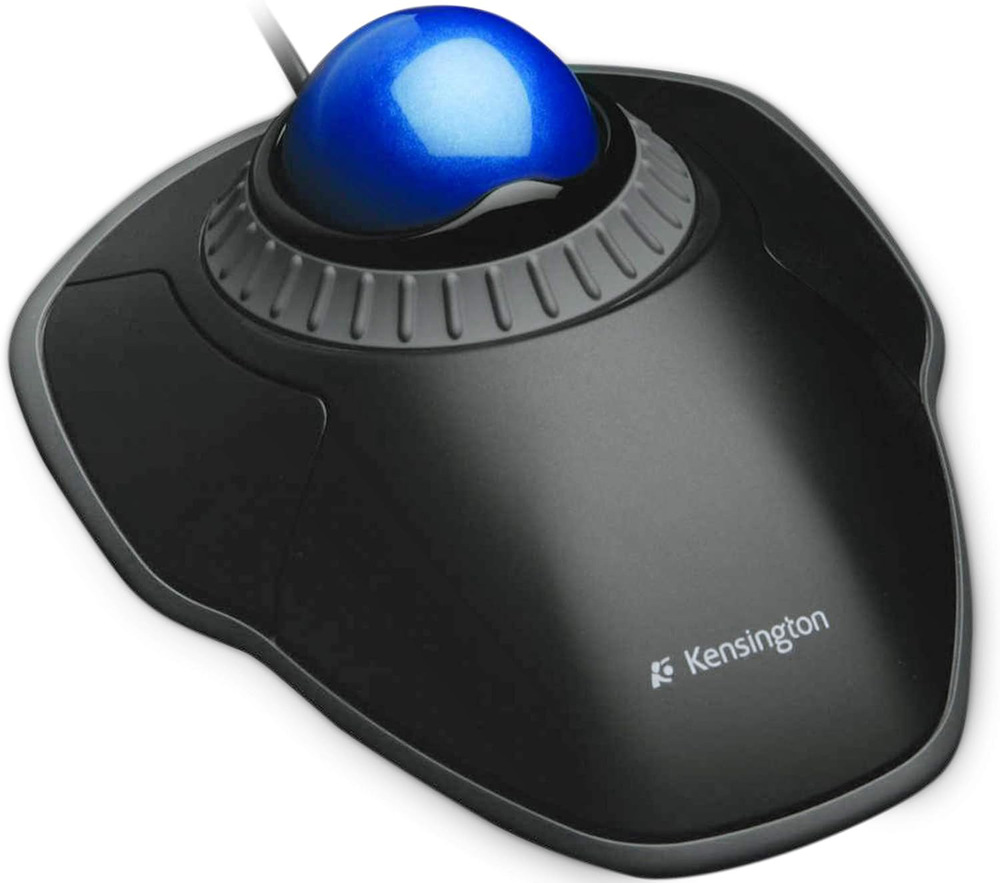 Trackball KENSINGTON Trackball Orbit Scroll Ring optická/ - černá/modrá