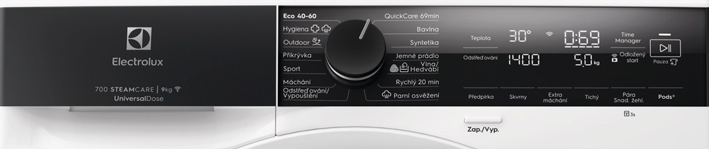 Electrolux EW7F4492QC ovládací panel